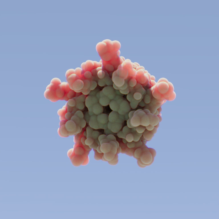 Rendering Adenovirus, Virenserie 1/7, Daniel Uhrig