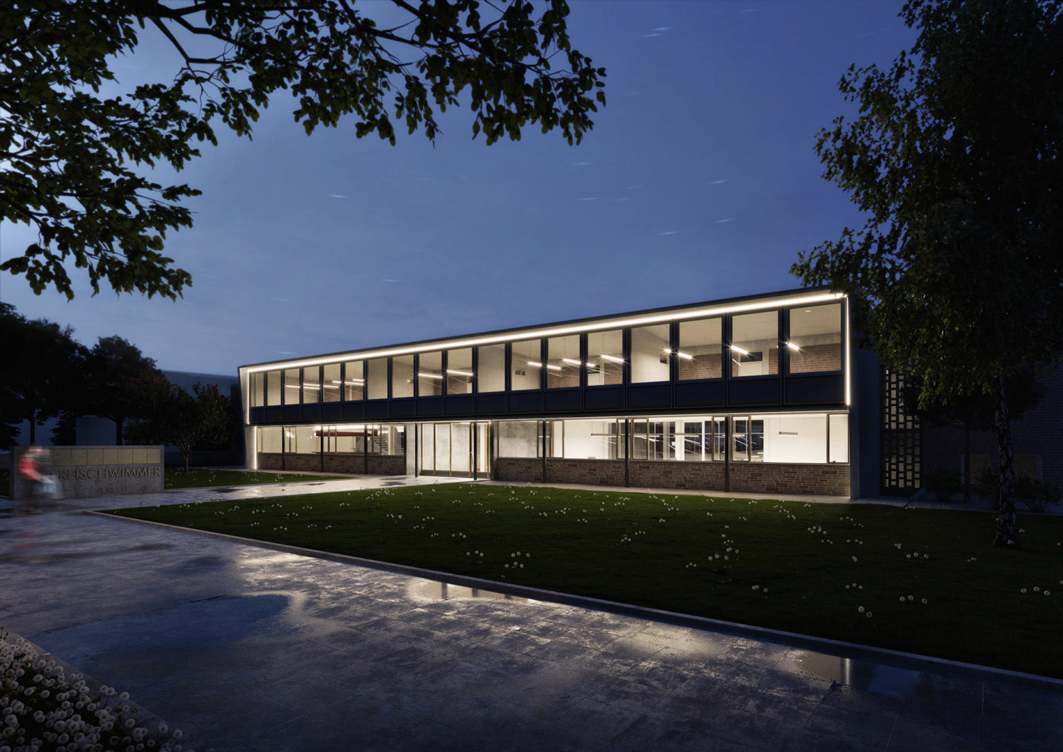 Architekturvisualisierung Startup Center Freischwimmer, Milla Architekten